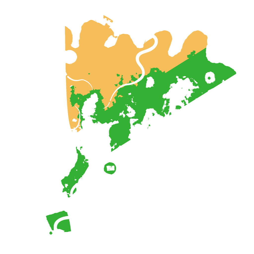 Biome Rust Map: Procedural Map, Size: 3500, Seed: 44045234