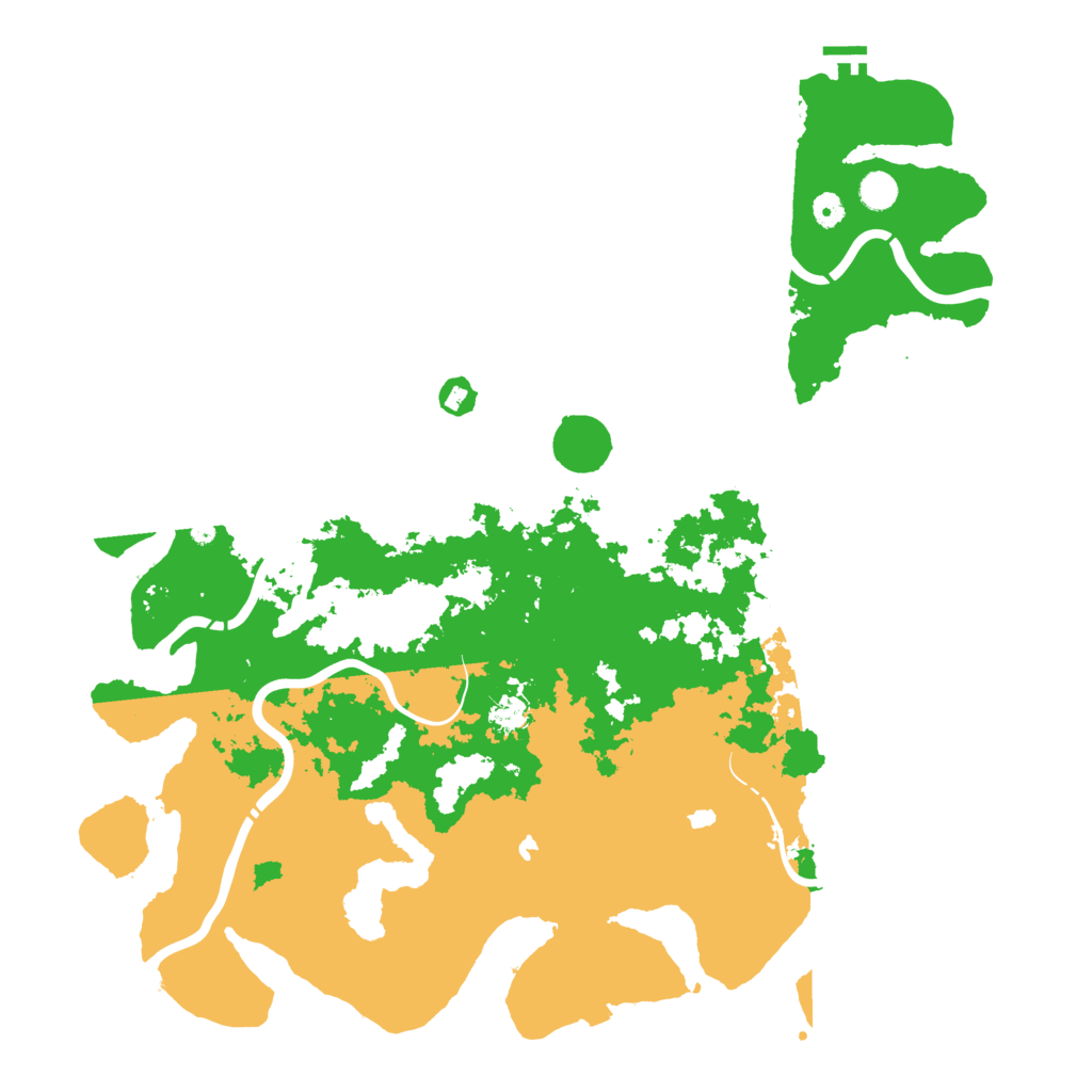 Biome Rust Map: Procedural Map, Size: 5000, Seed: 1327219334