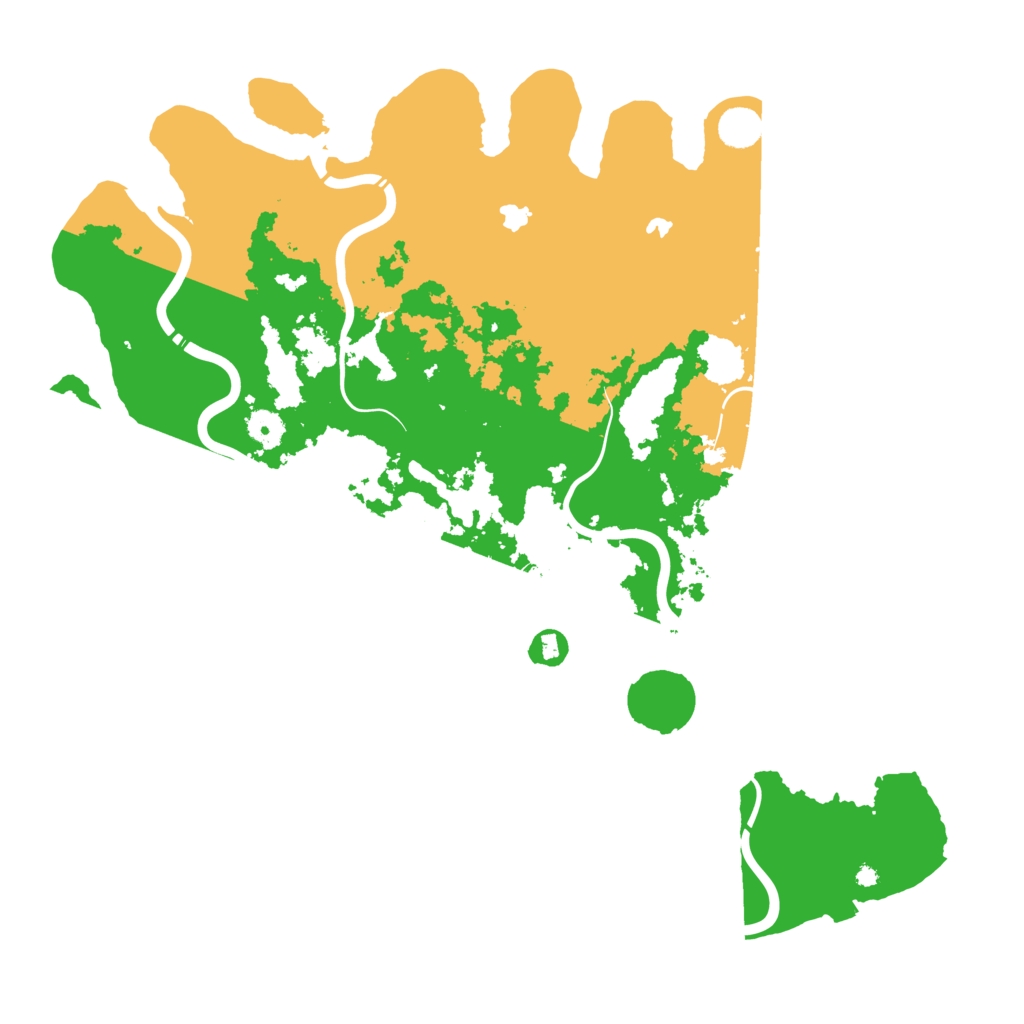 Biome Rust Map: Procedural Map, Size: 4500, Seed: 5131989