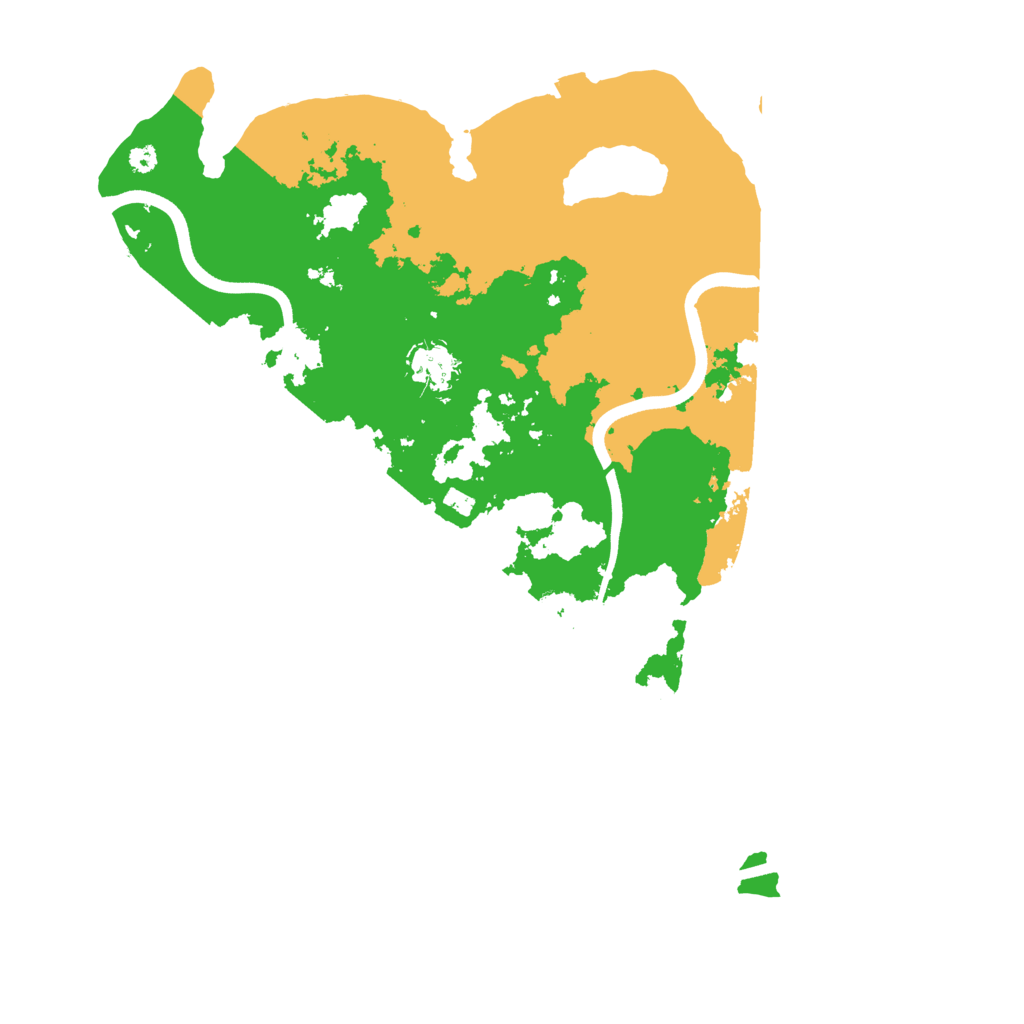 Biome Rust Map: Procedural Map, Size: 3700, Seed: 1185655468