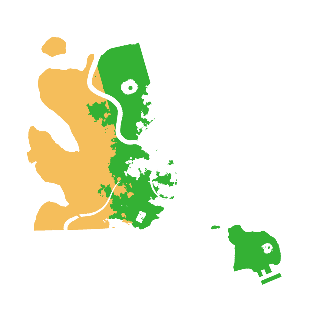 Biome Rust Map: Procedural Map, Size: 3000, Seed: 5798