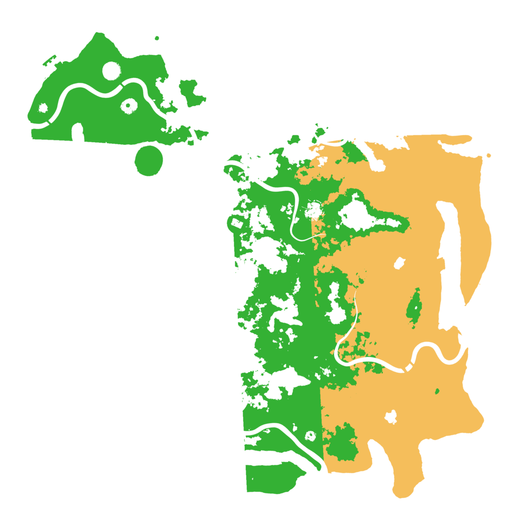 Biome Rust Map: Procedural Map, Size: 5000, Seed: 687456125