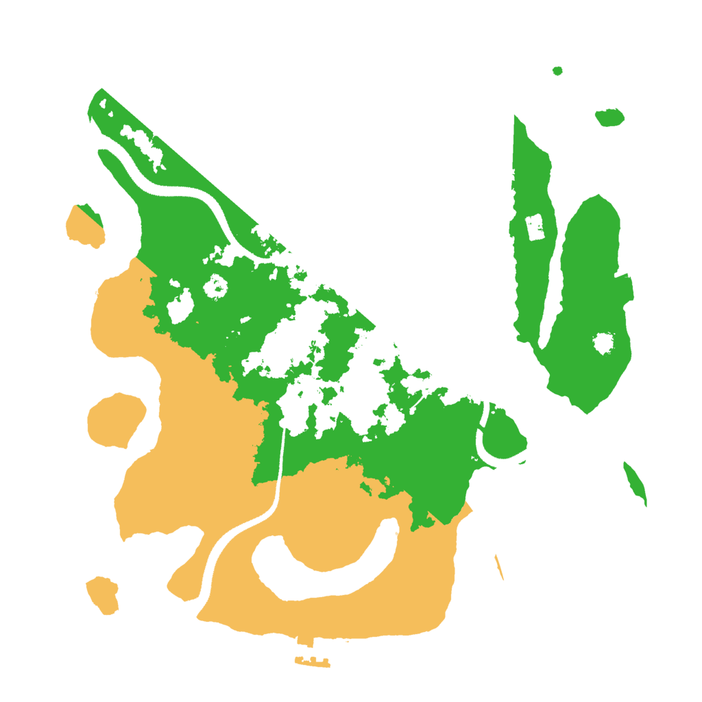 Biome Rust Map: Procedural Map, Size: 3000, Seed: 916839