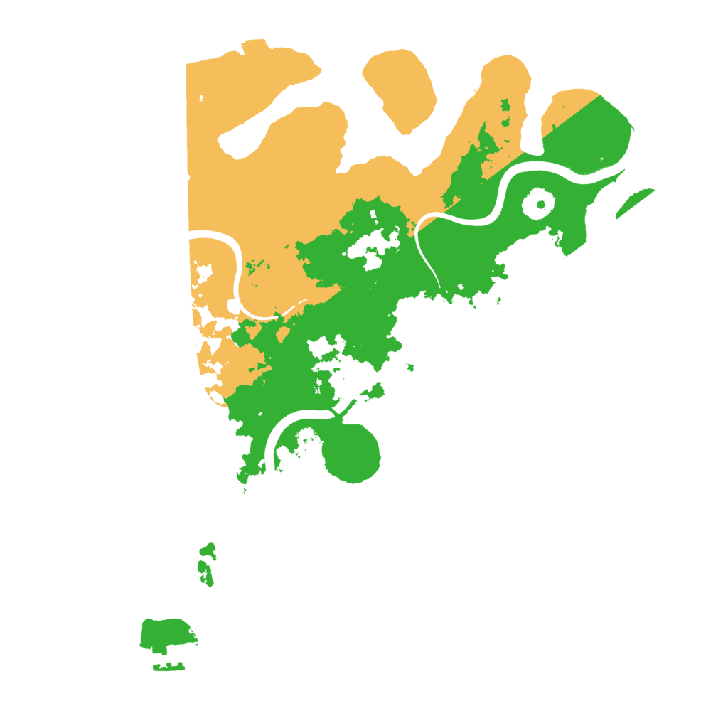 Biome Rust Map: Procedural Map, Size: 3500, Seed: 1890180018