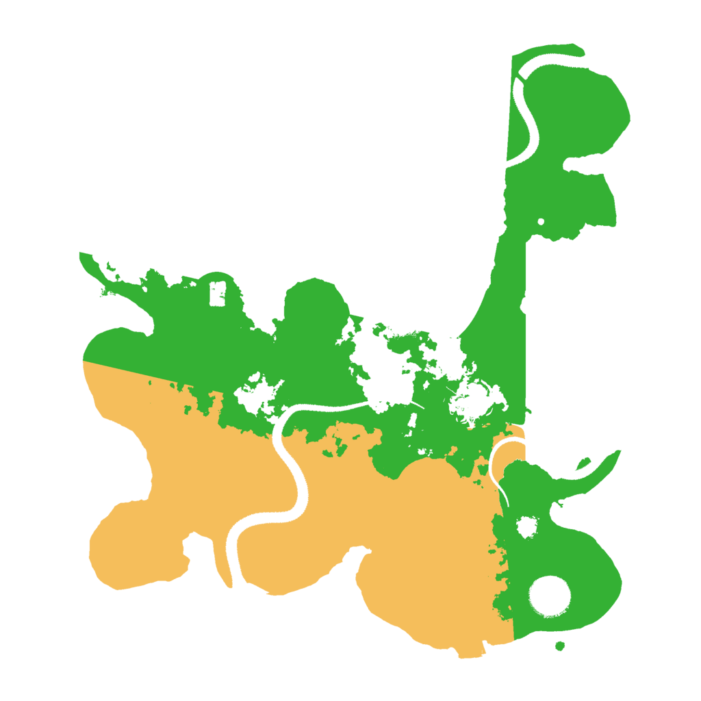 Biome Rust Map: Procedural Map, Size: 3000, Seed: 303301