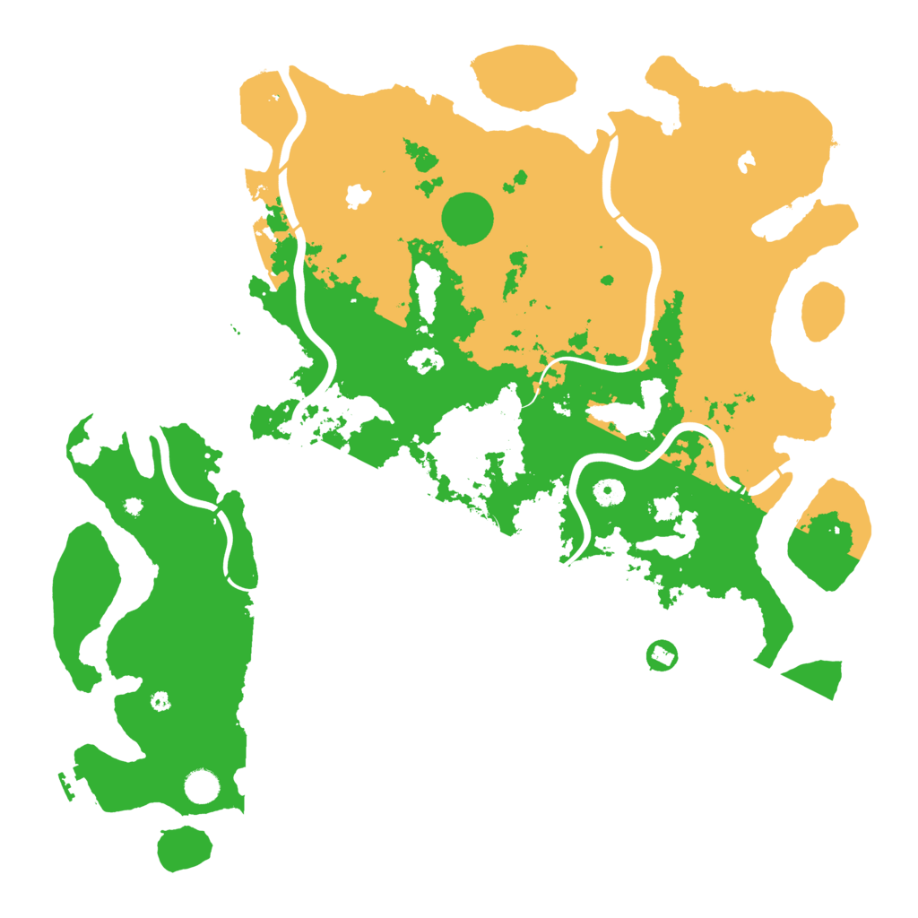Biome Rust Map: Procedural Map, Size: 4650, Seed: 692771174