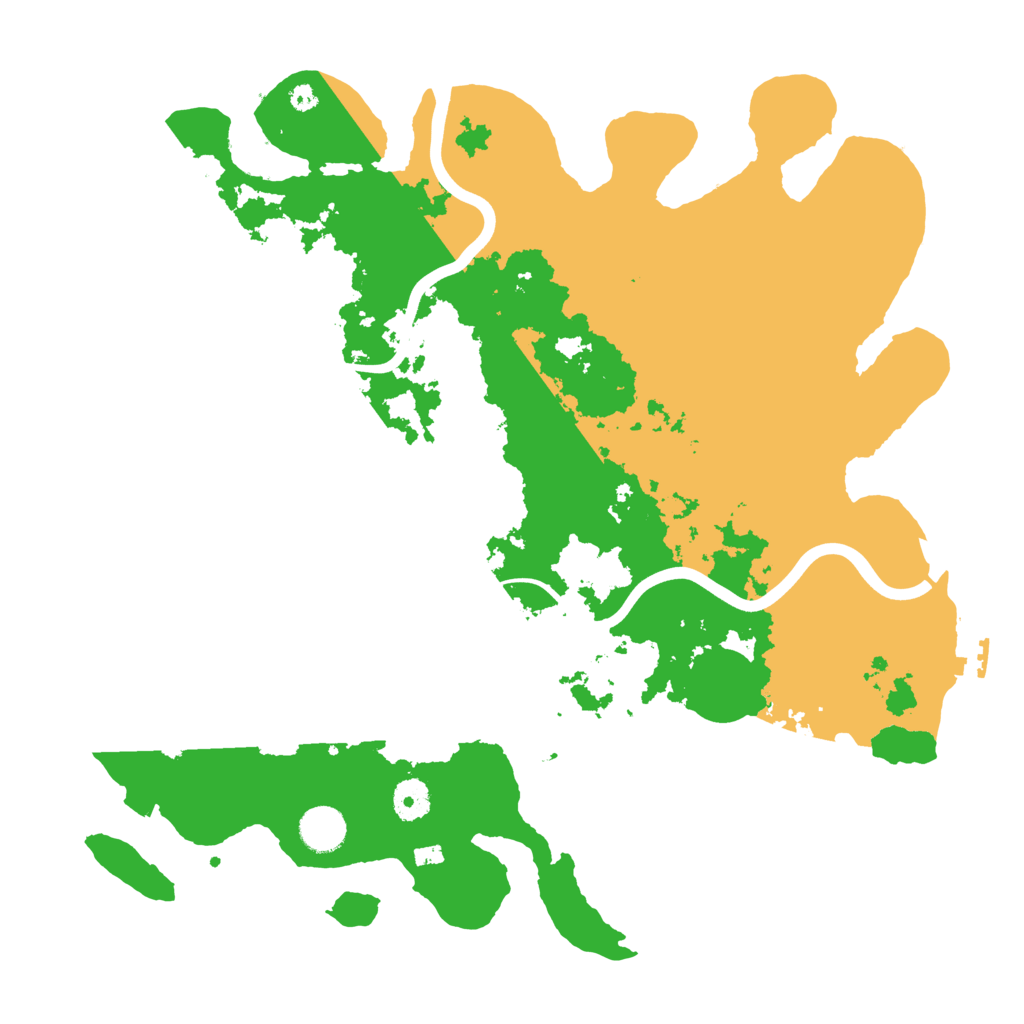 Biome Rust Map: Procedural Map, Size: 3900, Seed: 642803622