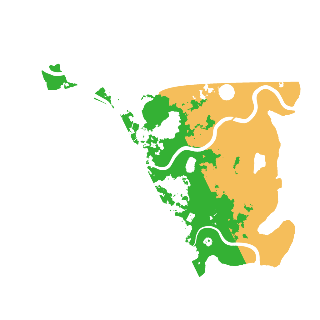 Biome Rust Map: Procedural Map, Size: 3750, Seed: 1554999595