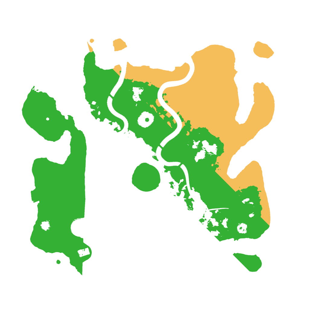 Biome Rust Map: Procedural Map, Size: 3000, Seed: 412467358