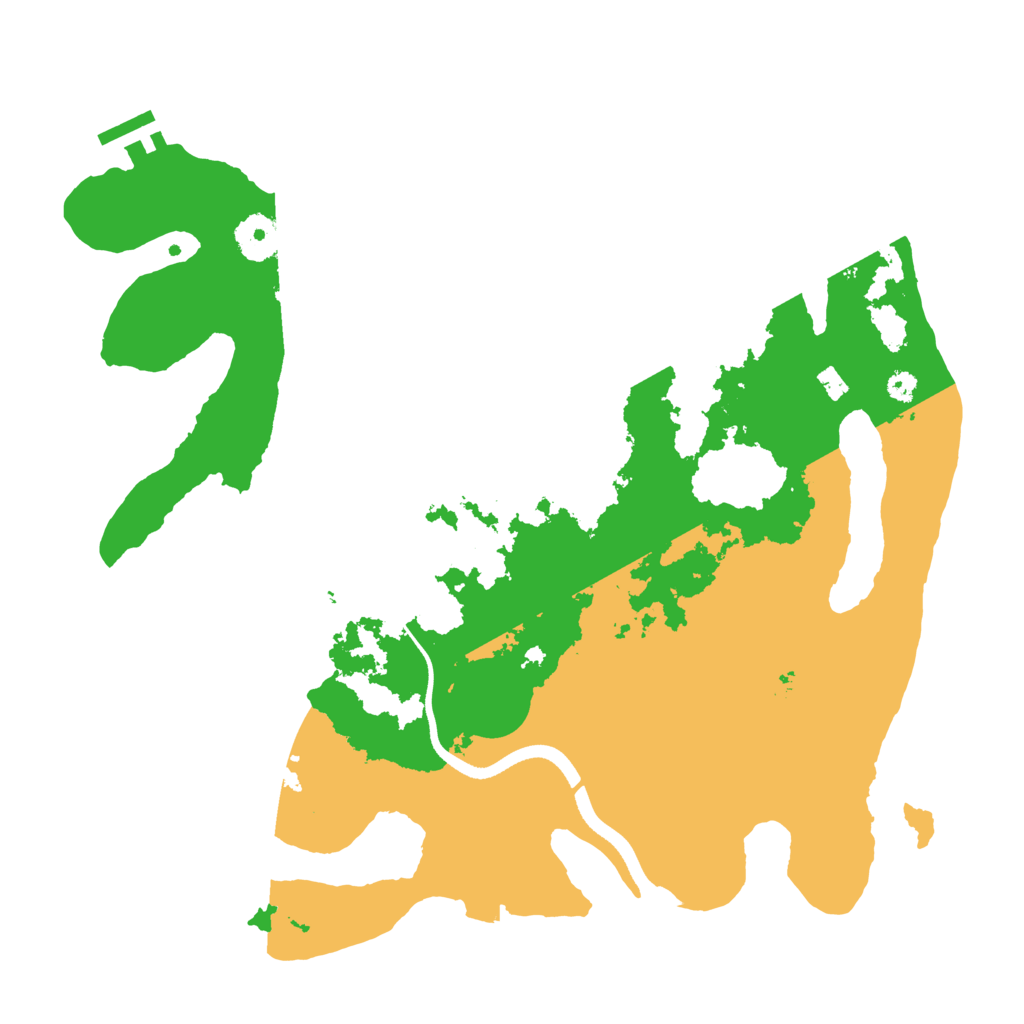 Biome Rust Map: Procedural Map, Size: 3500, Seed: 2012900352
