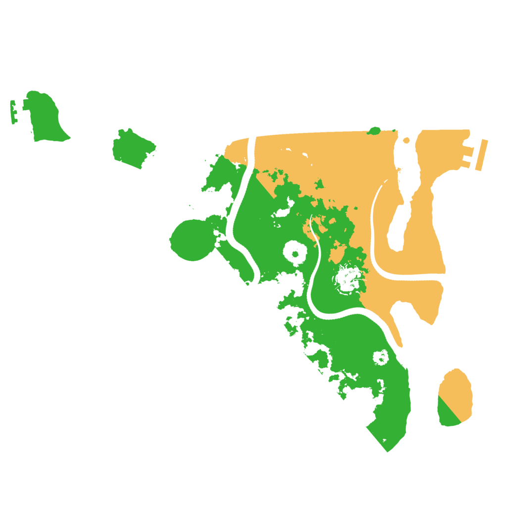 Biome Rust Map: Procedural Map, Size: 3250, Seed: 877706848