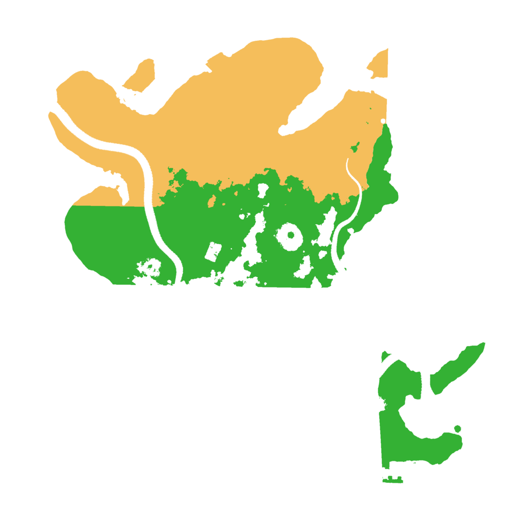 Biome Rust Map: Procedural Map, Size: 3000, Seed: 1027219731