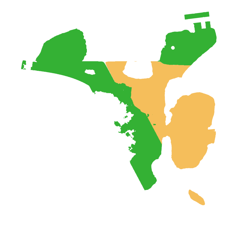 Biome Rust Map: Procedural Map, Size: 2000, Seed: 51296822