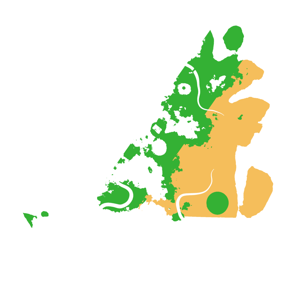 Biome Rust Map: Procedural Map, Size: 3500, Seed: 1293792296