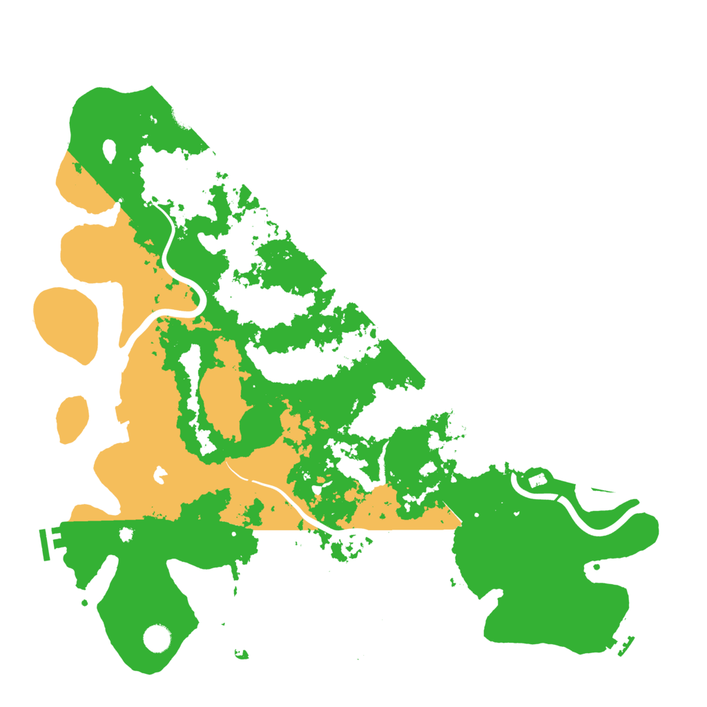 Biome Rust Map: Procedural Map, Size: 4500, Seed: 261431238