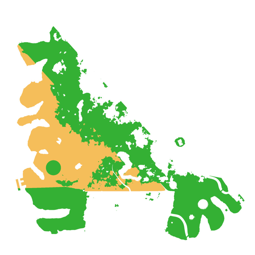 Biome Rust Map: Procedural Map, Size: 4500, Seed: 473157618