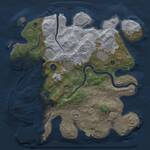 Thumbnail Rust Map: Procedural Map, Size: 3500, Seed: 2011962955, 12 Monuments