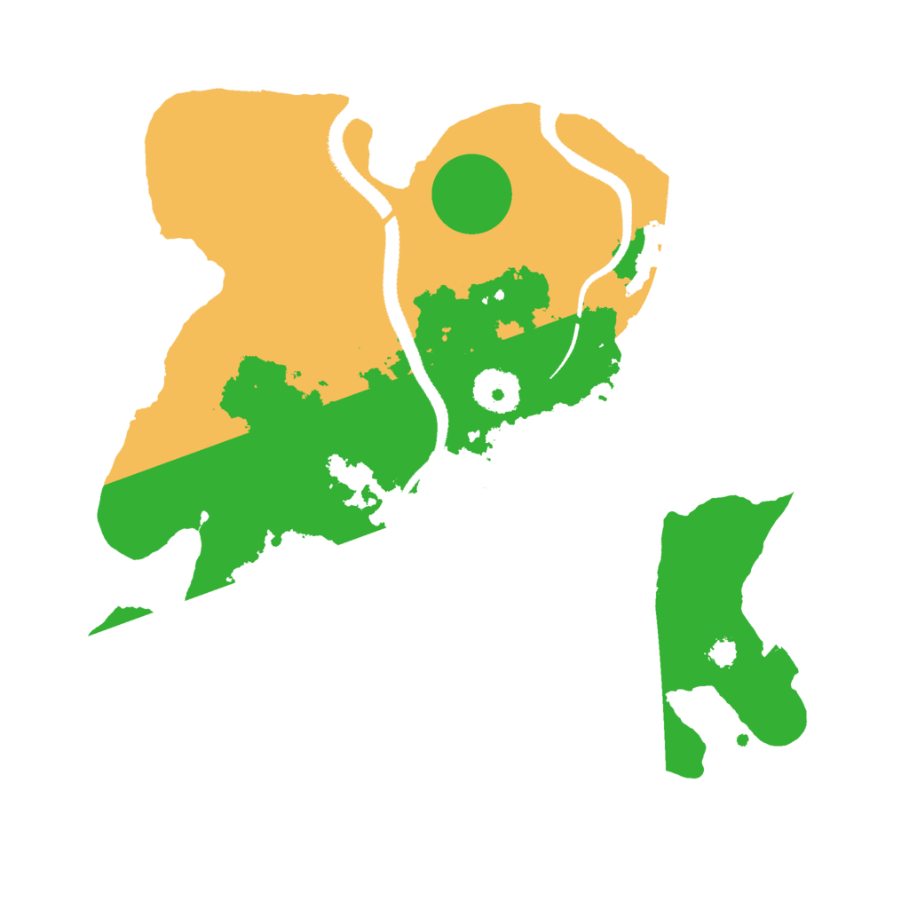 Biome Rust Map: Procedural Map, Size: 3000, Seed: 334895