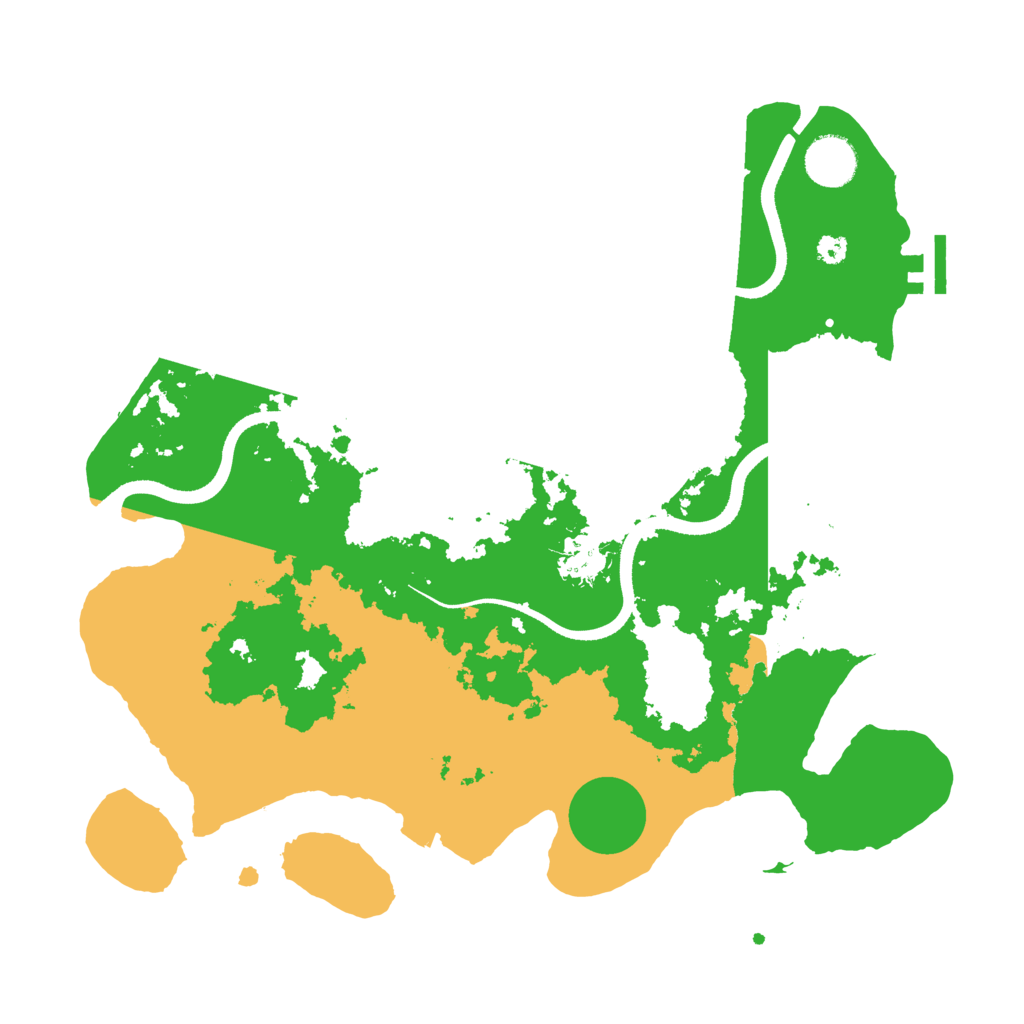 Biome Rust Map: Procedural Map, Size: 3500, Seed: 765801522