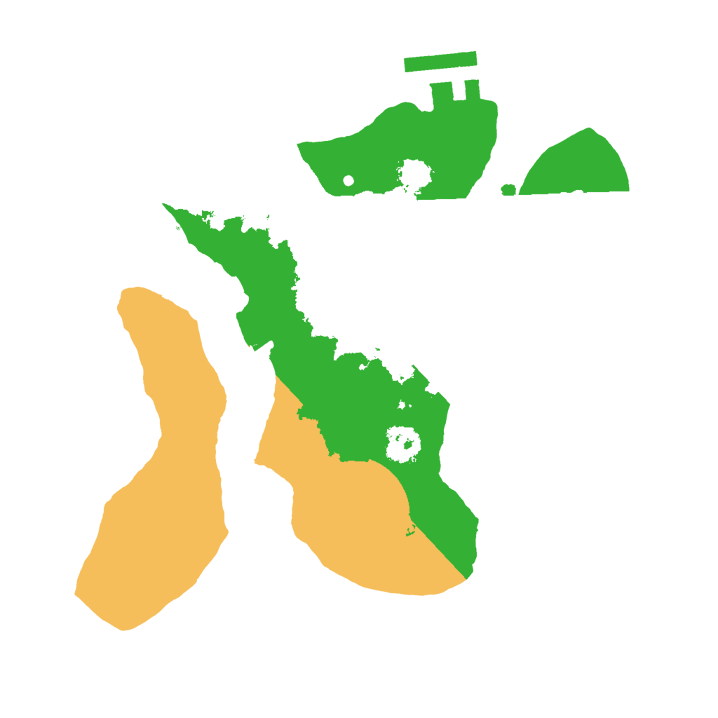 Biome Rust Map: Procedural Map, Size: 2000, Seed: 63434