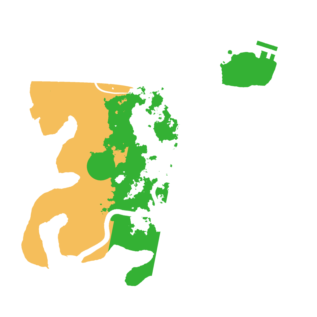 Biome Rust Map: Procedural Map, Size: 3000, Seed: 727288