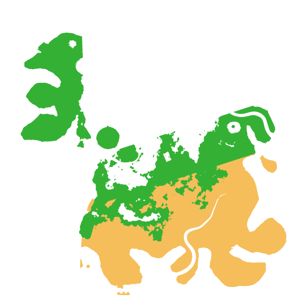 Biome Rust Map: Procedural Map, Size: 3700, Seed: 596524392