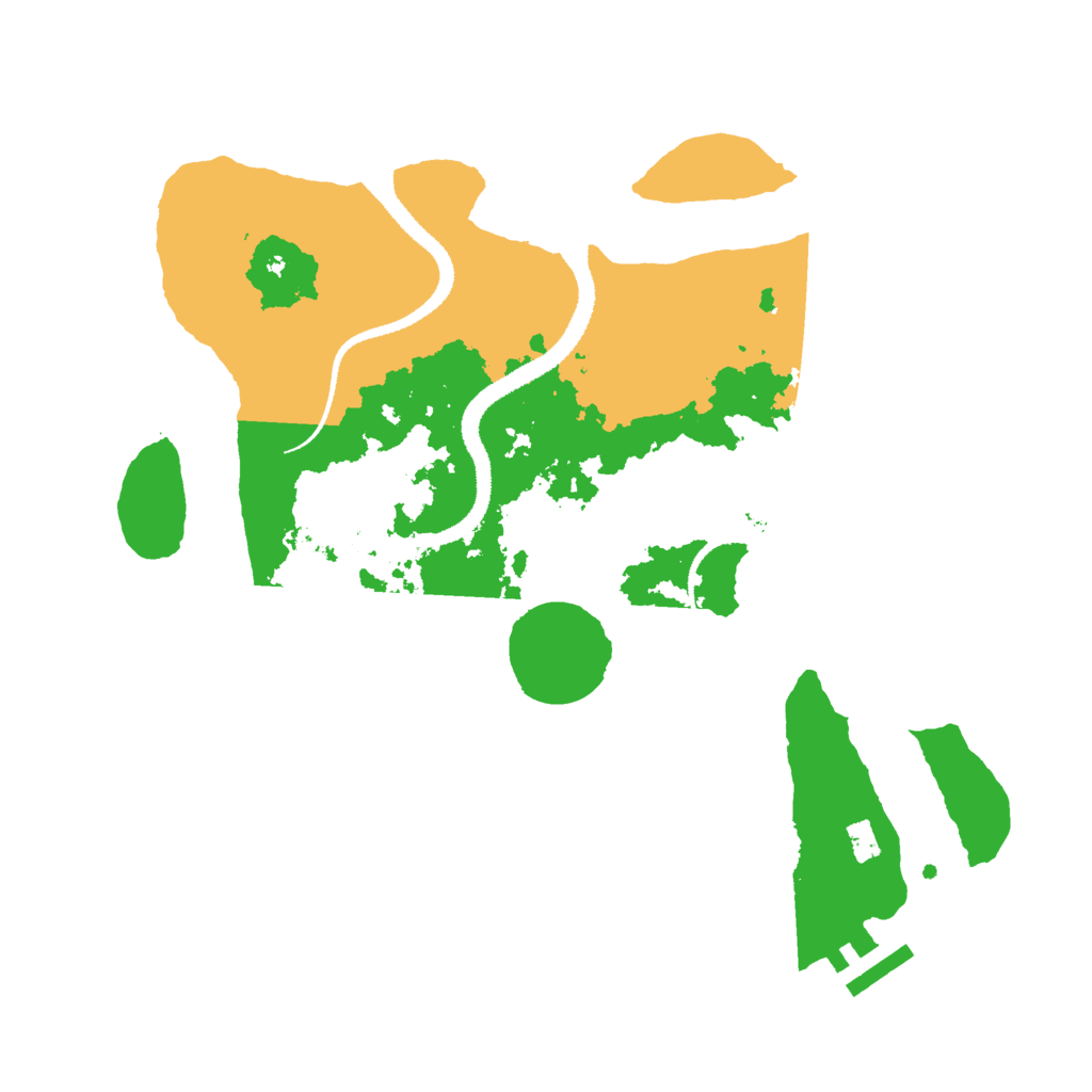 Biome Rust Map: Procedural Map, Size: 3000, Seed: 1984877474