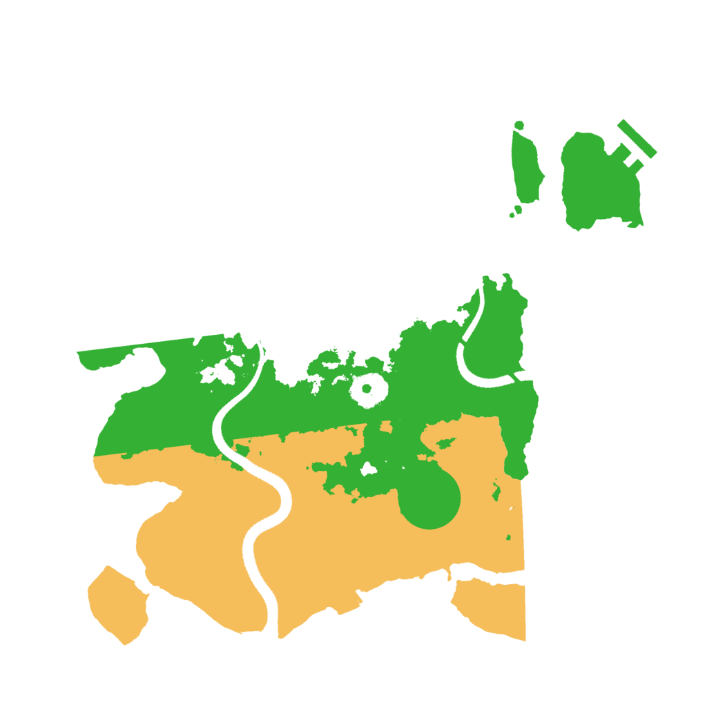 Biome Rust Map: Procedural Map, Size: 3000, Seed: 26714