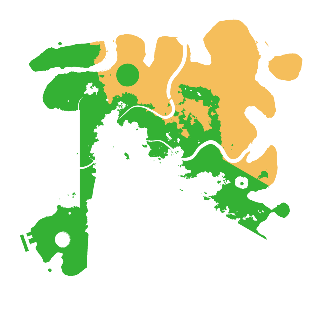 Biome Rust Map: Procedural Map, Size: 3700, Seed: 1278344830