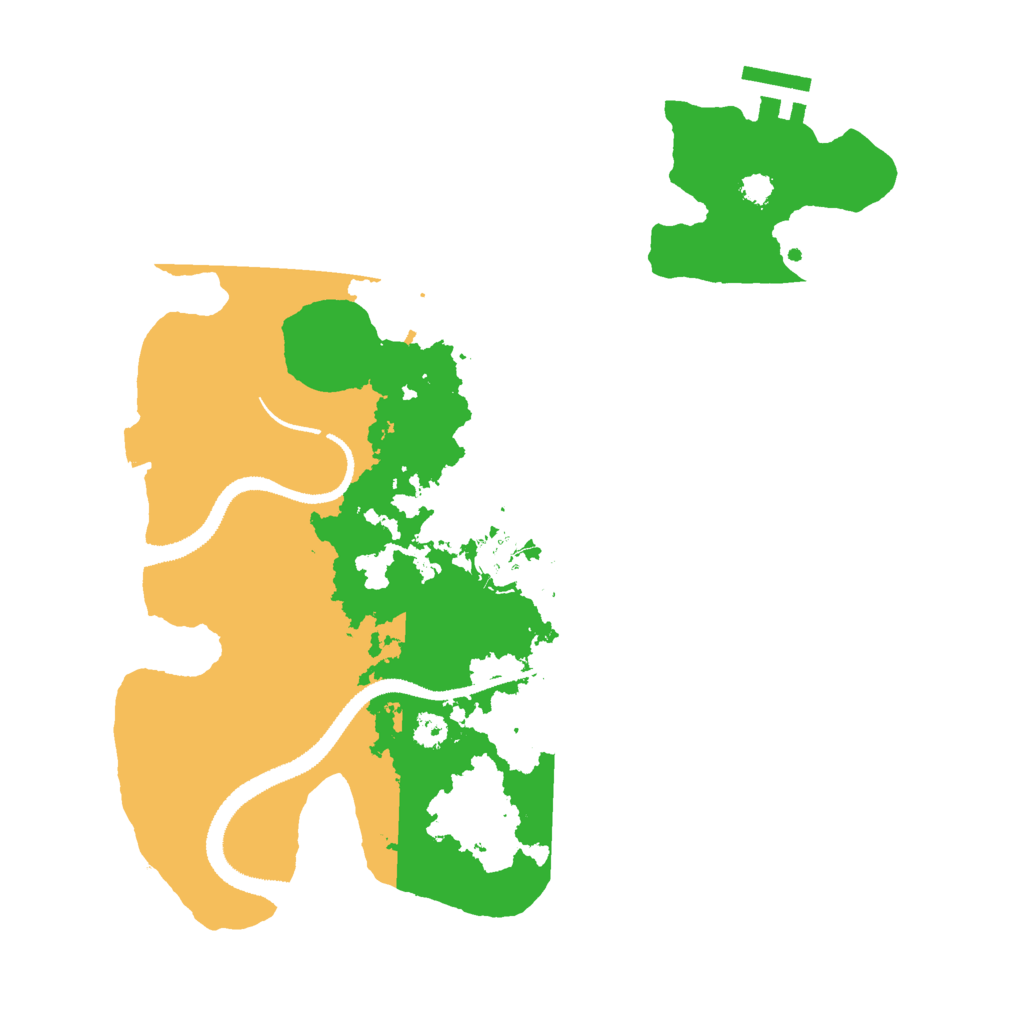 Biome Rust Map: Procedural Map, Size: 3000, Seed: 1460214606