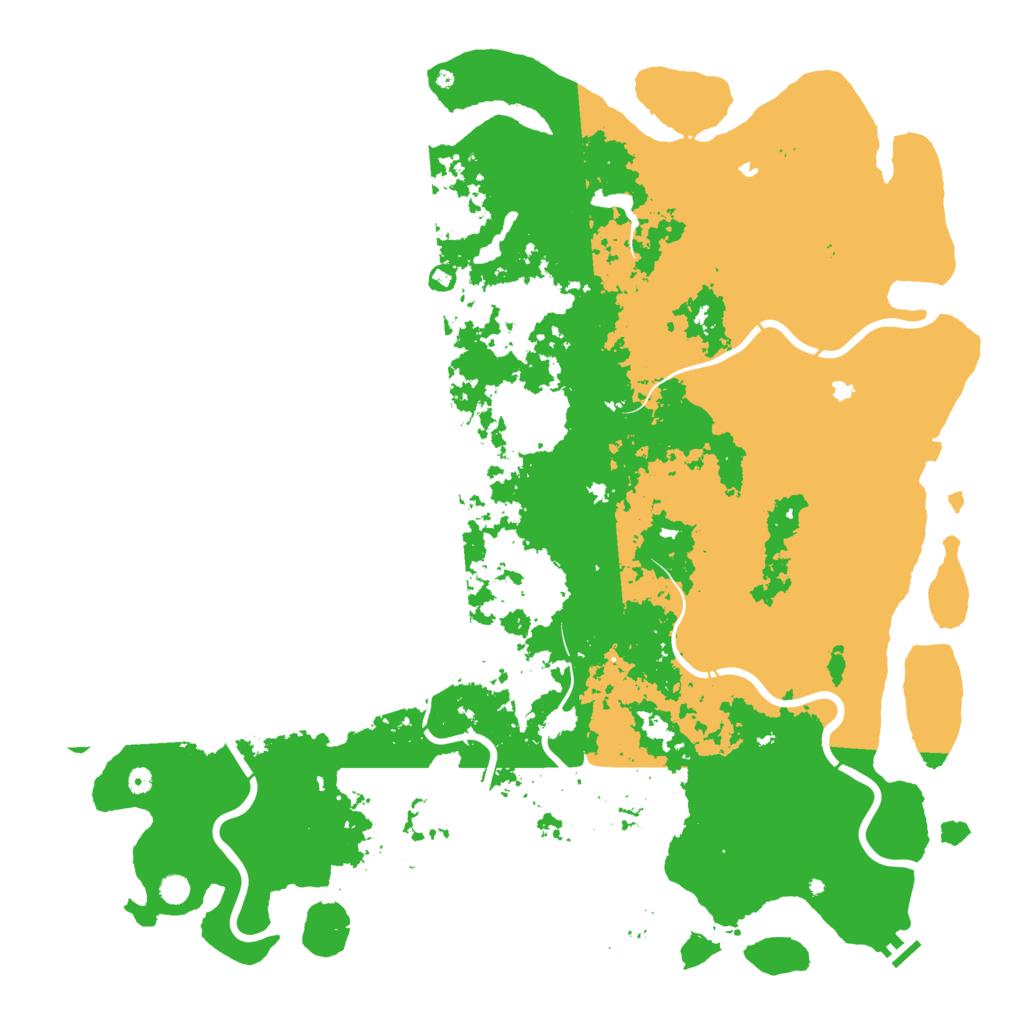 Biome Rust Map: Procedural Map, Size: 6000, Seed: 2930455