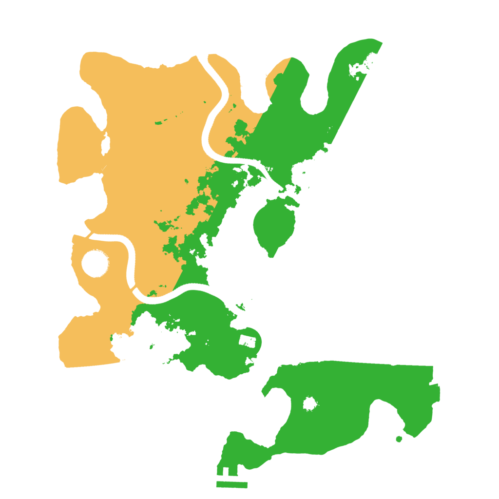 Biome Rust Map: Procedural Map, Size: 3250, Seed: 38