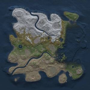 Thumbnail Rust Map: Procedural Map, Size: 3500, Seed: 131481117, 15 Monuments