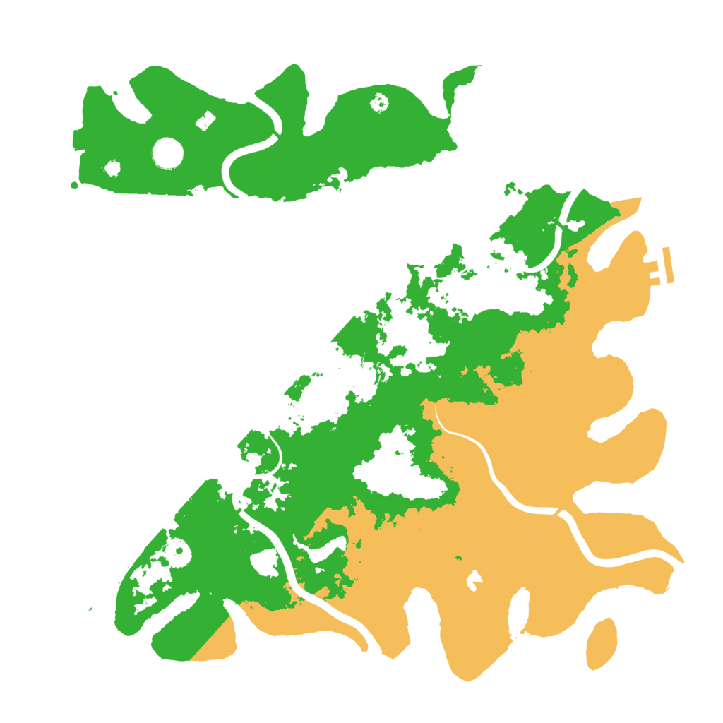 Biome Rust Map: Procedural Map, Size: 4050, Seed: 558503672