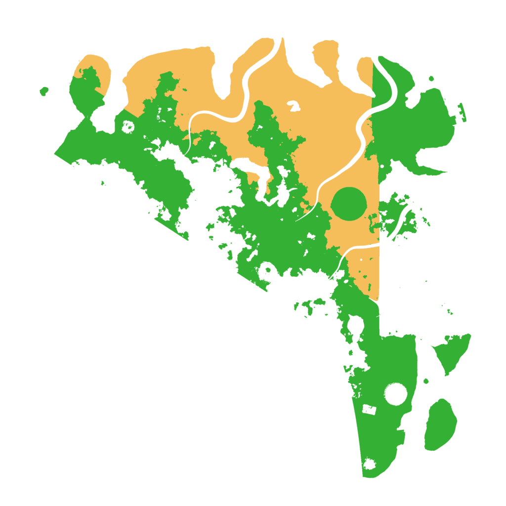 Biome Rust Map: Procedural Map, Size: 4000, Seed: 300639413