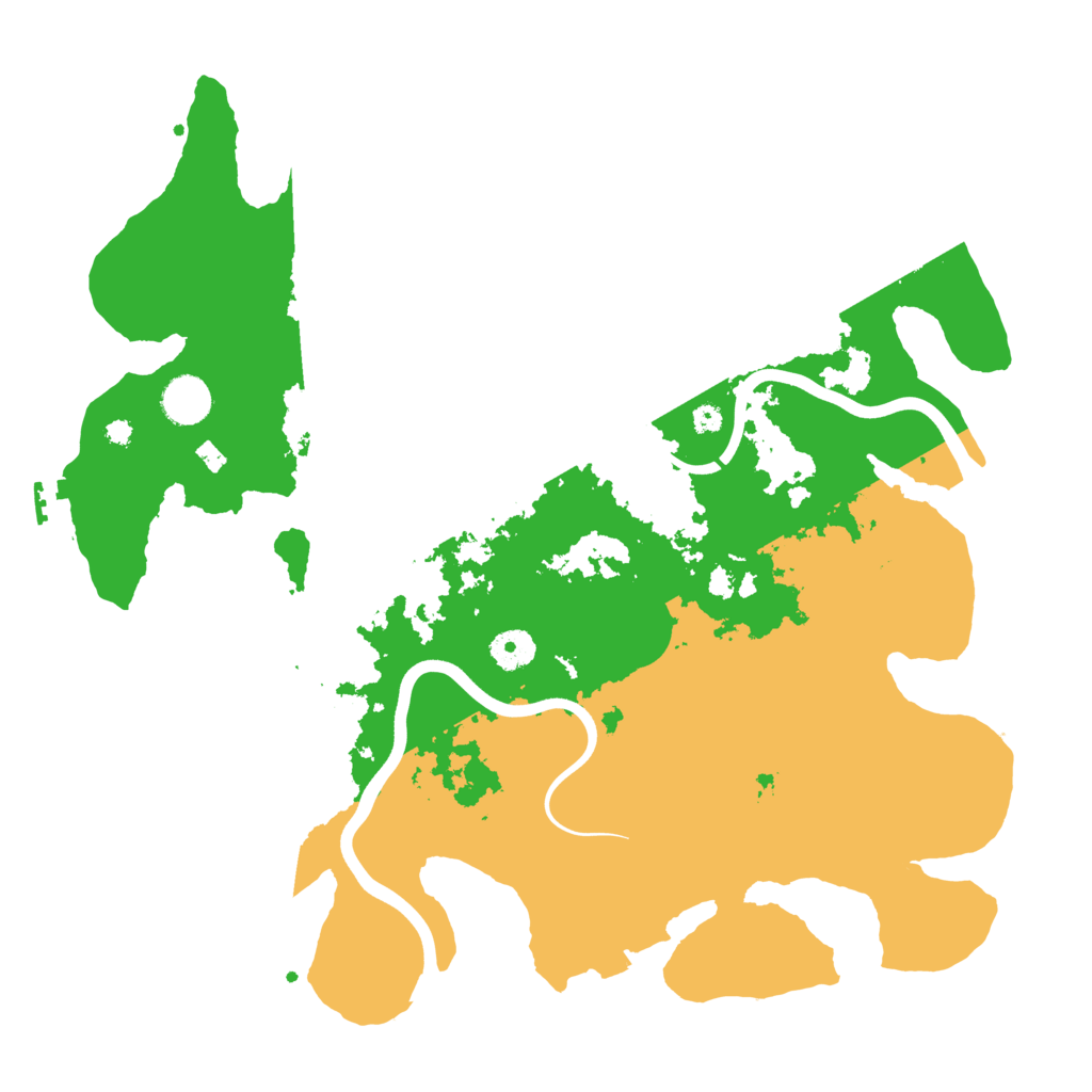Biome Rust Map: Procedural Map, Size: 3900, Seed: 159181387