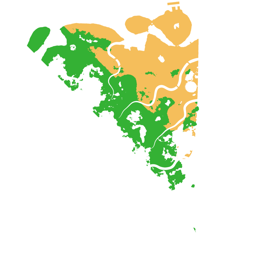Biome Rust Map: Procedural Map, Size: 4500, Seed: 66675233