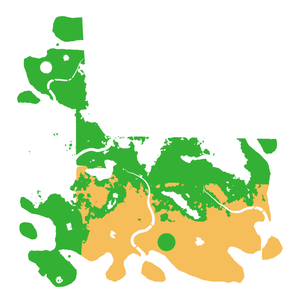 Biome Rust Map: Procedural Map, Size: 4500, Seed: 1045475160