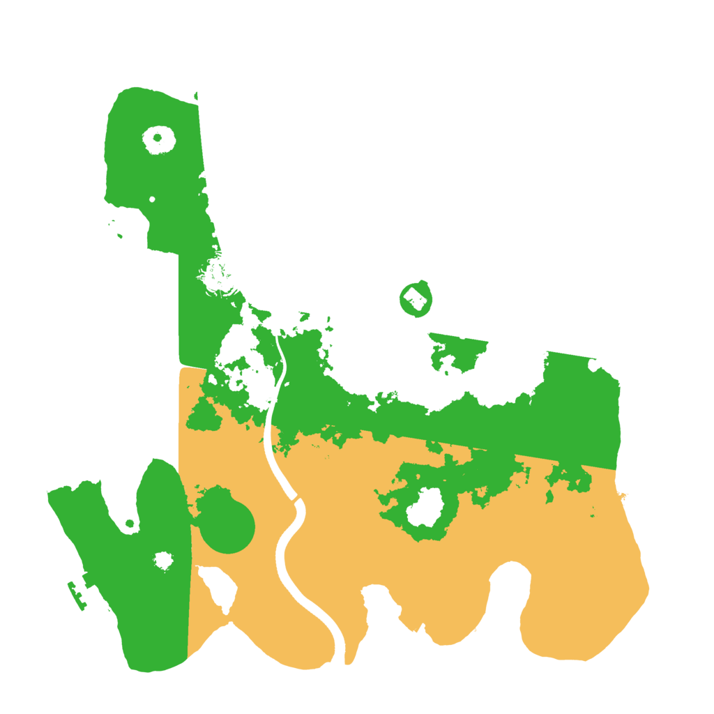 Biome Rust Map: Procedural Map, Size: 3500, Seed: 849532228