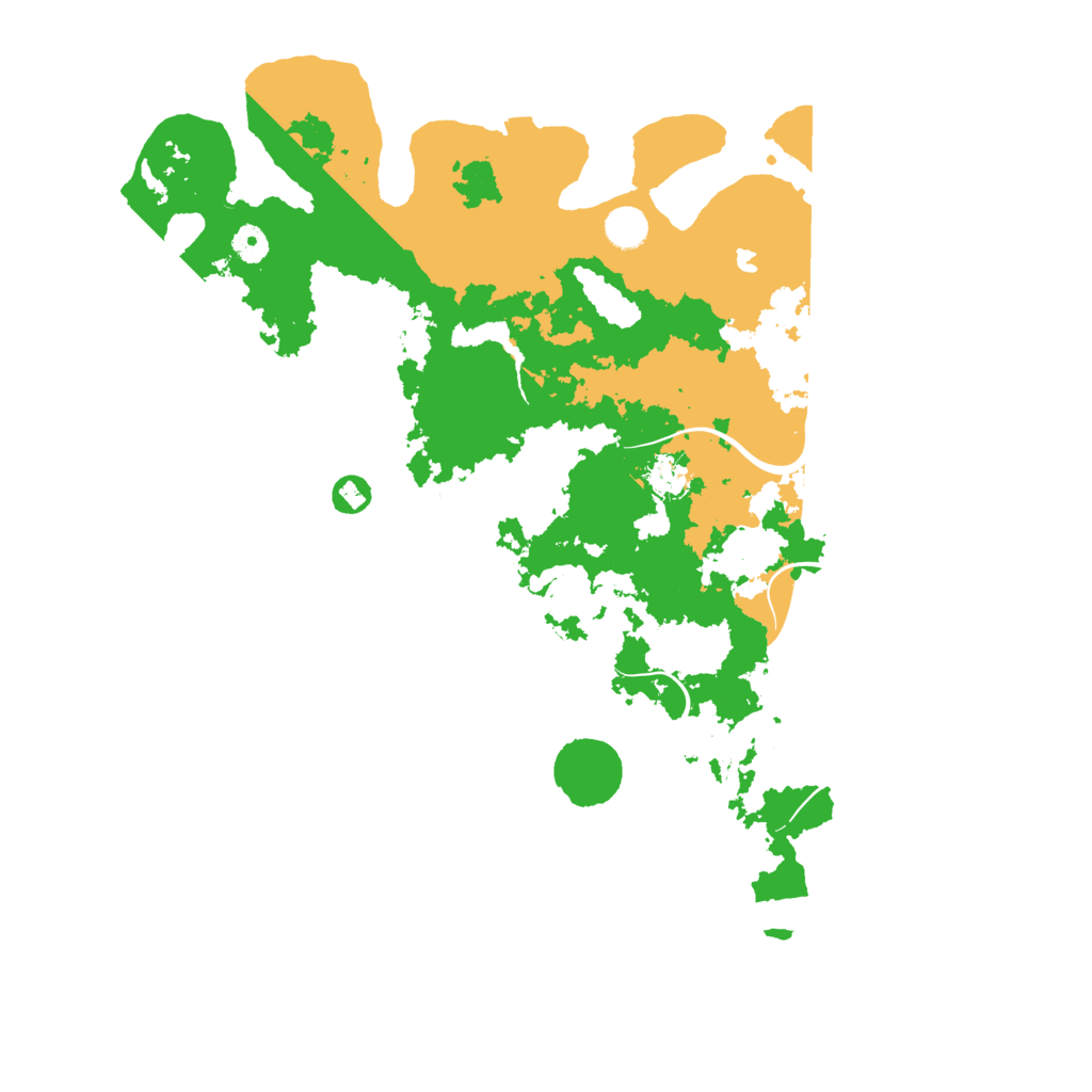 Biome Rust Map: Procedural Map, Size: 4500, Seed: 78510017