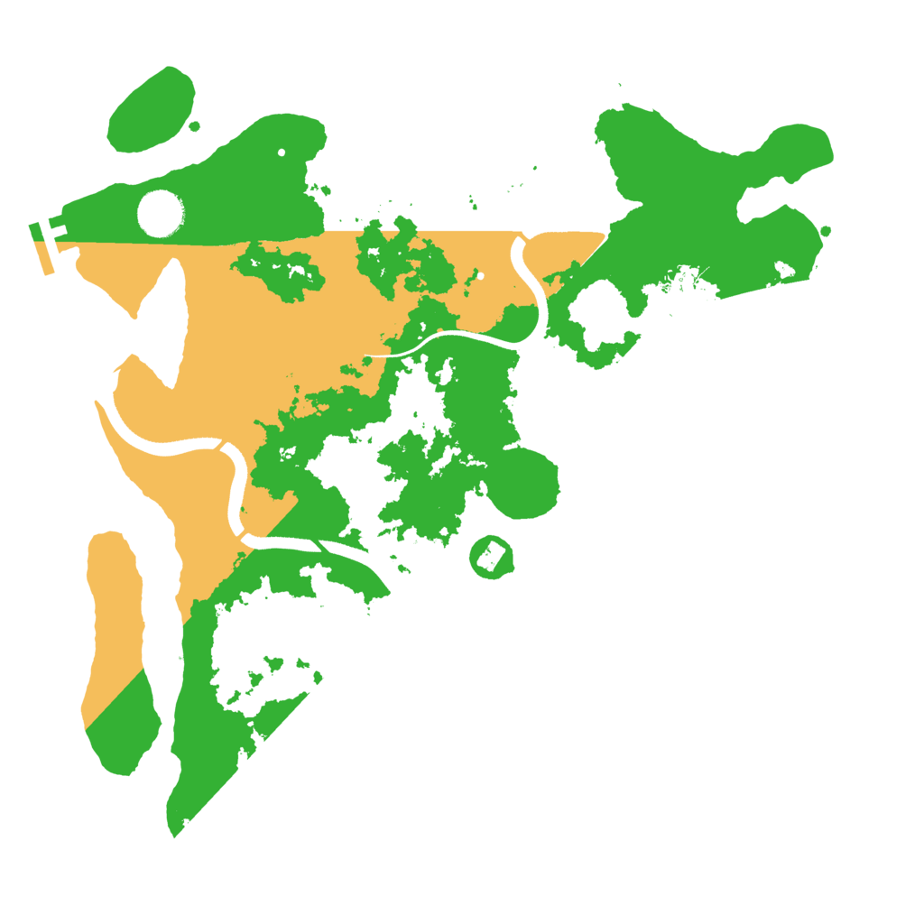 Biome Rust Map: Procedural Map, Size: 3500, Seed: 2012839148
