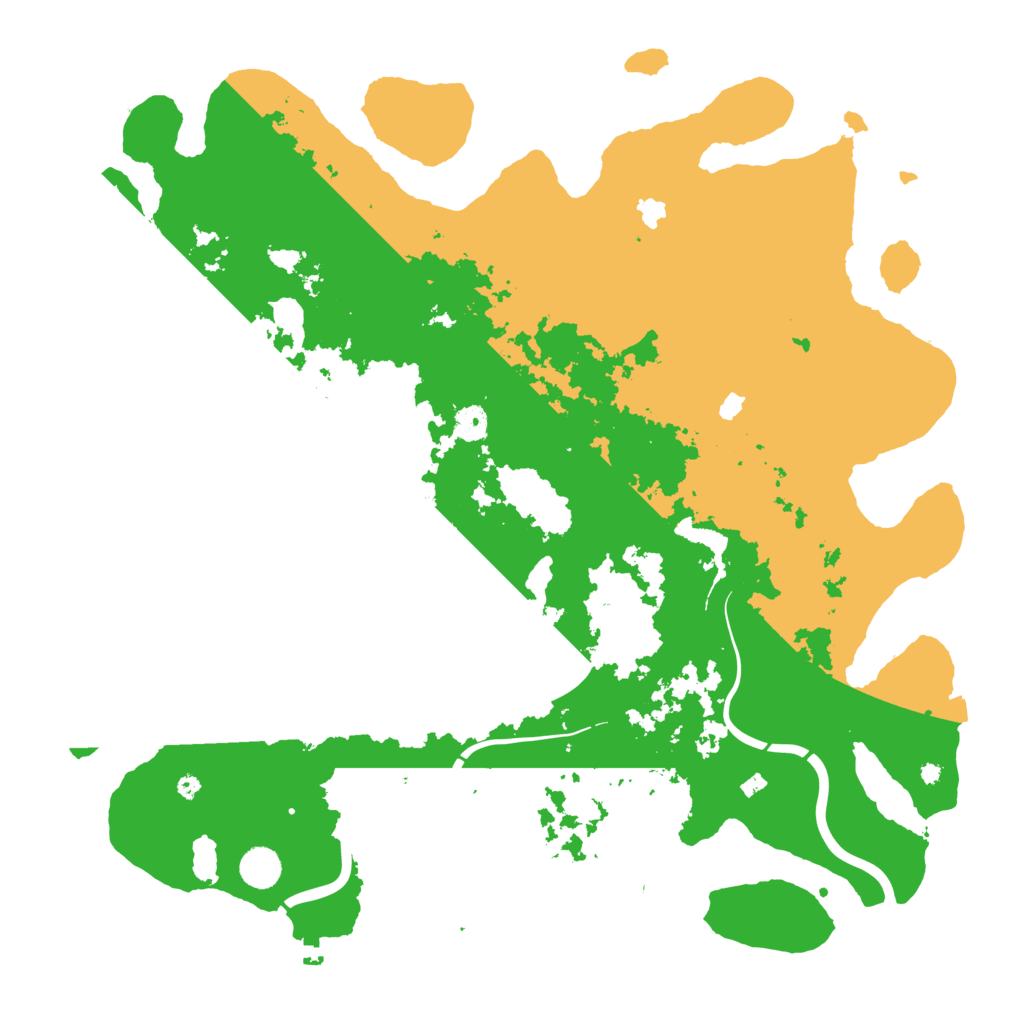 Biome Rust Map: Procedural Map, Size: 4500, Seed: 20250510