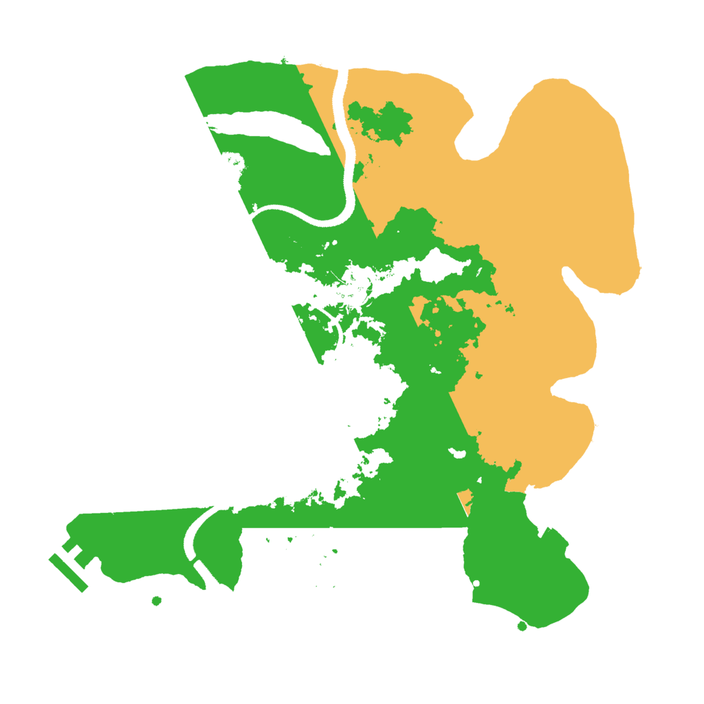 Biome Rust Map: Procedural Map, Size: 3000, Seed: 5572