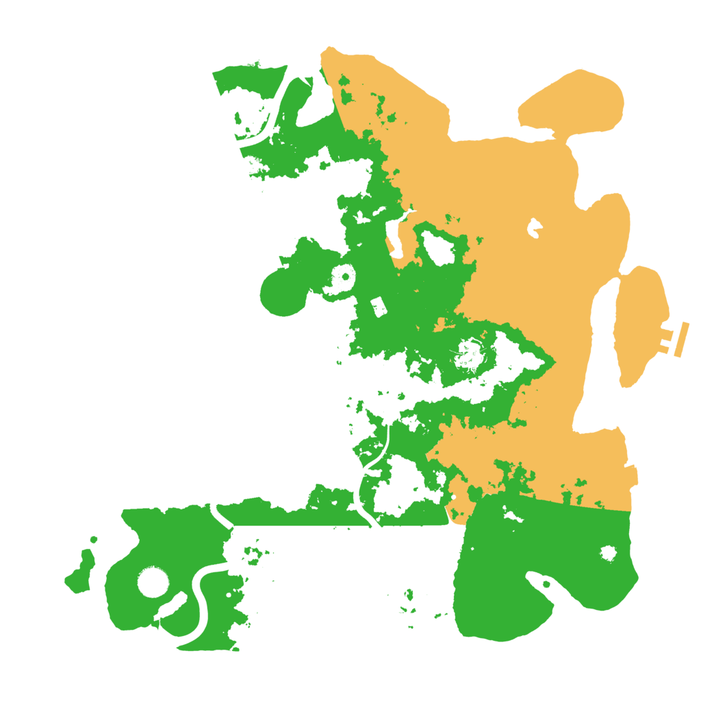 Biome Rust Map: Procedural Map, Size: 4000, Seed: 59686