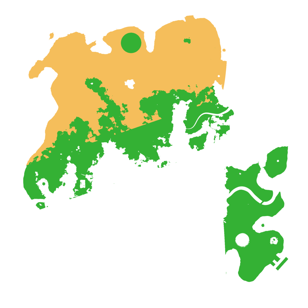 Biome Rust Map: Procedural Map, Size: 4000, Seed: 13586