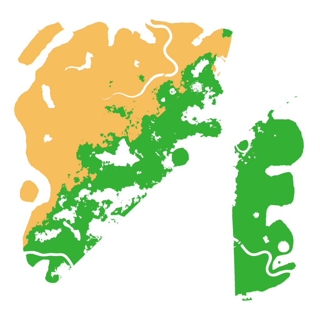 Biome Rust Map: Procedural Map, Size: 5000, Seed: 607095931