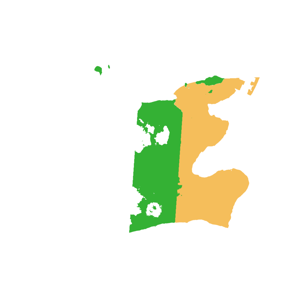 Biome Rust Map: Procedural Map, Size: 2000, Seed: 42092