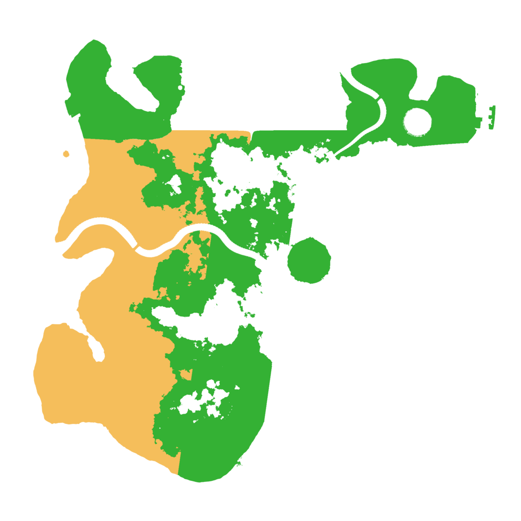 Biome Rust Map: Procedural Map, Size: 3300, Seed: 153063629