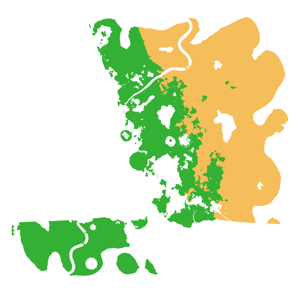Biome Rust Map: Procedural Map, Size: 4500, Seed: 151782688