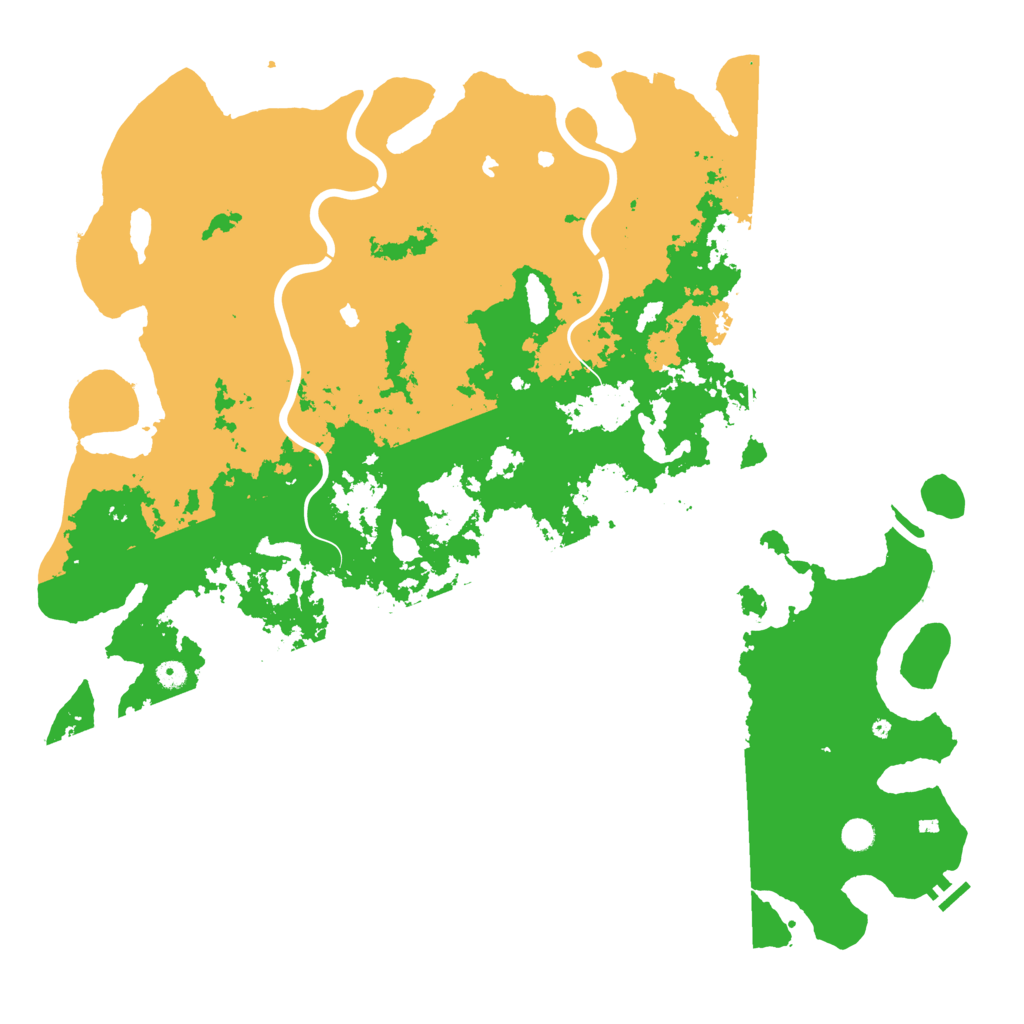 Biome Rust Map: Procedural Map, Size: 5500, Seed: 419174055